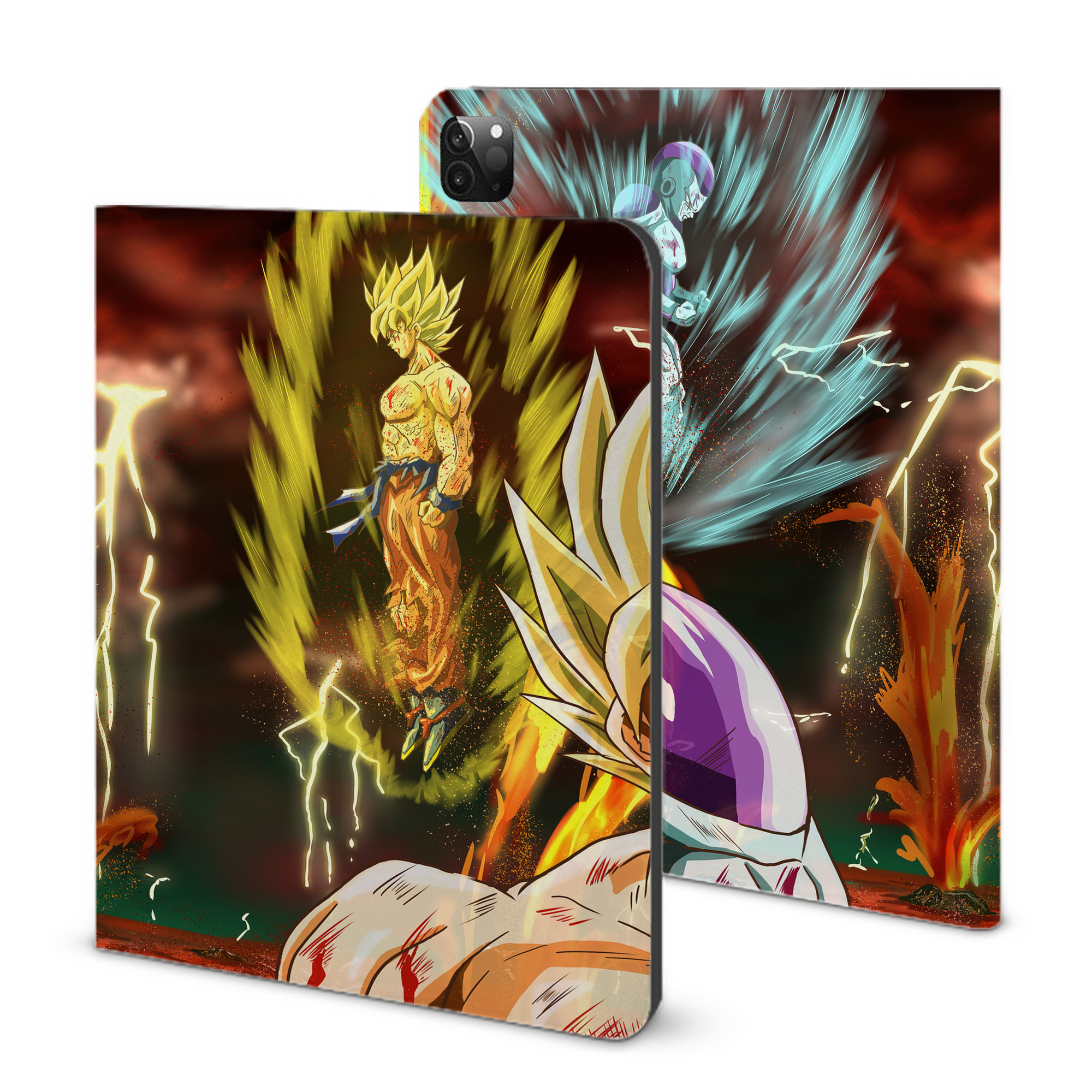 （画像用） ドラゴンボール DRAGON BALL IPadケース ペンホルダー付き ブックスタイルデザイン